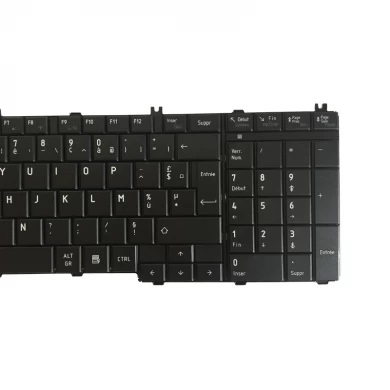 法式键盘为东芝卫星C650 C655 C655D C660 C670 L650 L655 L670 L675 L750 L755 L755D黑笔记本电脑FR键盘