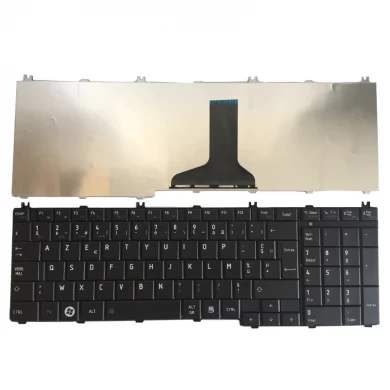 Teclado Francês para Toshiba Satélite C650 C655 C655D C660 C670 L650 L655 L670 L675 L750 L755 L755D Black Laptop FR Teclado