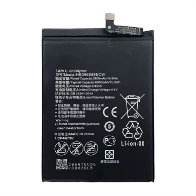 Batteria del telefono cellulare HB396689ECW 4000Mah per Huawei Goditi 9 schermo Y7 Pro 2019 Batteria