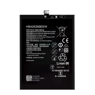 HB426389EEW 3900mAH Batería de reemplazo para Huawei Honor 20 NOVA 5T batería