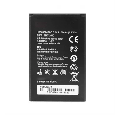 Substituição de bateria de telefone celular HB505076RBC 2150mAh para a bateria Huawei Lua L21 Y3 II