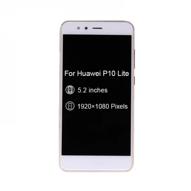 Alta calidad para el digitalizador LCD del ensamblaje del teléfono móvil de Huawei P10 Lite con pantalla táctil