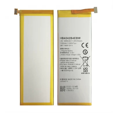 Heißer Verkauf Batterie HB4242B4EBW für Huawei Honor 6 Batterieersatz 3000mAh