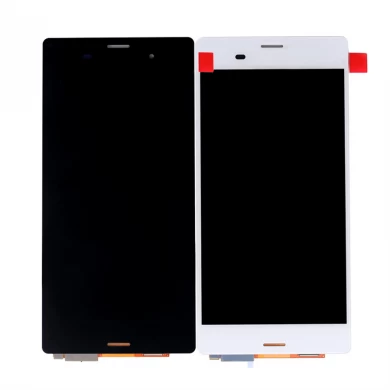 Sıcak satış Sony Z3 L55U L55T D6603 D6653 LCD Dokunmatik Ekran Digitizer Telefon Meclisi Beyaz