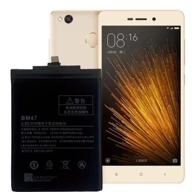 Sıcak Satış Xiaomi Redmi 4x Pil BM47 Telefon Pil Değiştirme 4100mAh 3.85V