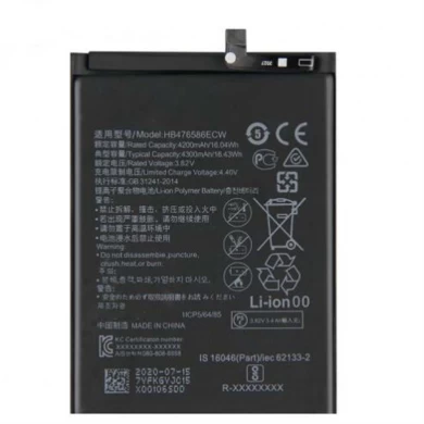 Venda quente de alta qualidade Hb476586ecw bateria de celular para Huawei Honor x10 4200mAh