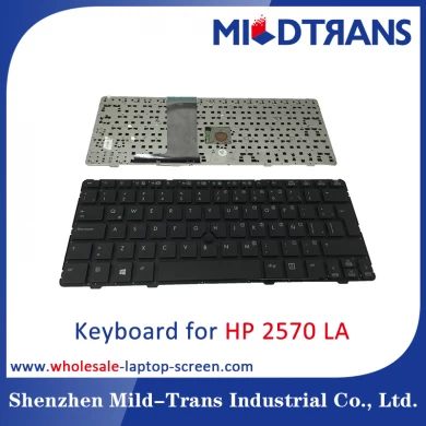 LA 笔记本电脑键盘为 HP 2570