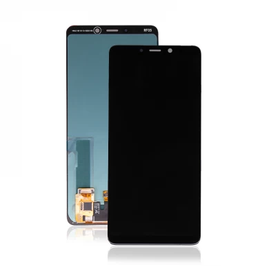 استبدال شاشة LCD لسامسونج غالاكسي A9 2018 A9S شاشة LCD لمس الشاشة محول الأرقام الجمعية