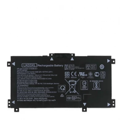LK03XL Batterie pour HP Envy 17m 15m-BP012DX HSTNN-UB7I HSTNN-LB7U 916368-421 TPN-W127 TPN-W128 TPN-W128 TPN-W129 916368-541 11.55V 55.8WOR