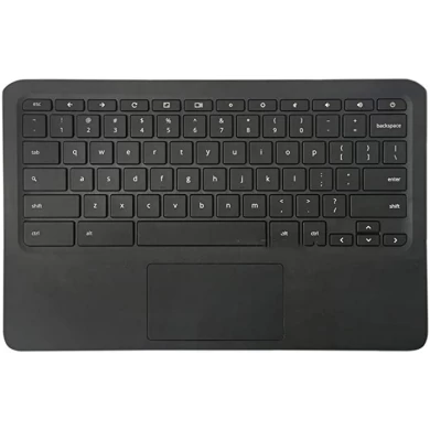 كمبيوتر محمول أسود Palmrest العلوي حالة مع استبدال الجمعية TouchPad الجزء ل HP Chromebook 11 G6 EE L14921-001