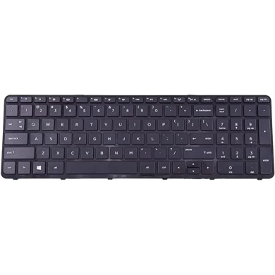 Laptop-Tastatur für HP Pavilion 250 G3 255 G3 250 G2,255 G2 15-D 15-E 15-G 15-R 15-N 15-S 15-F 15-H 15-A-Serie US-Tastatur mit Rahmen