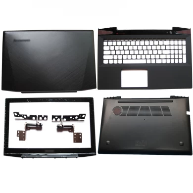 Ноутбук LCD задняя крышка / передняя панель / петли / пальмовый / нижний чехол для Lenovo Y50 Y50-70 Non Touch AM14R000400 с касанием AM14R000300