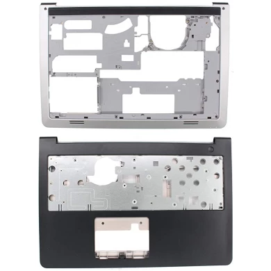 Laptop Palmrest Upper Case Keyboard Bezel and Bottom Case Base Cover Chassis Replacement for Dell Inspiron 15-5547 5542 5545 5548