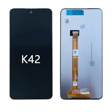 LCDディスプレイタッチスクリーンデジタイザアセンブリベンアセンブリのアセンブリの部品LG K42 K52携帯電話LCD