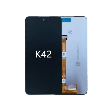 شاشة LCD شاشة تعمل باللمس محول الأرقام أجزاء استبدال الجمعية ل LG K42 K52 الهاتف المحمول LCD