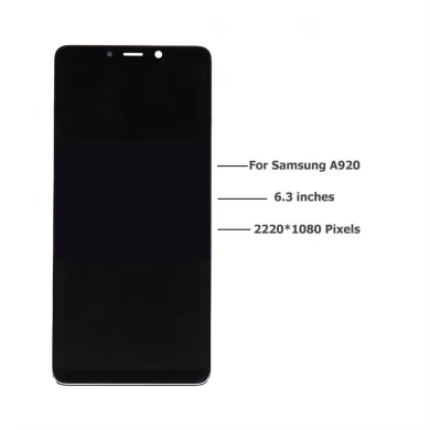 LCD لسامسونج غالاكسي A9 2018 920 OLED شاشة تعمل باللمس محول الأرقام الهاتف المحمول الجمعية استبدال oem tft