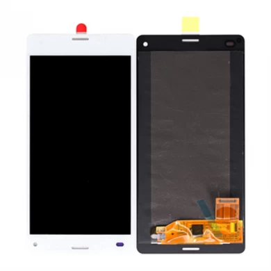 Tela LCD para Sony Z3 Compact Display LCD Touch Screen Digitalizador Mobiliário de Telefone Móvel Branco