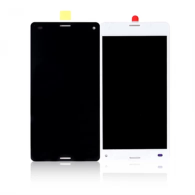 Tela LCD para Sony Z3 Compact Display LCD Touch Screen Digitalizador Mobiliário de Telefone Móvel Branco