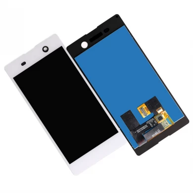 LCD 터치 스크린 디지타이저 휴대 전화 어셈블리 소니 M5 듀얼 E5663 디스플레이 화면 화이트