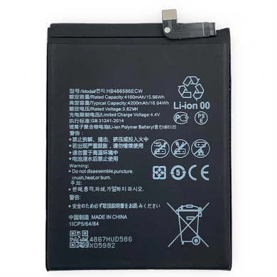 Batterie de téléphone portable pour Huawei Mate 30 TAS-L09 TAS-L29 4200MAH HB486586ECPW Remplacement