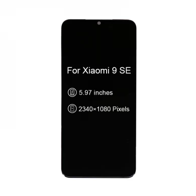Cep Telefonu LCD Montaj Xiaomi Mi 9 SE LCD Panel Digitizer ile Dokunmatik Ekran Siyah