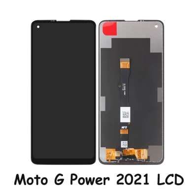 모토 G 전원 2021 LCD 디스플레이 화면을위한 휴대 전화 LCD 어셈블리 터치 스크린 디지타이저