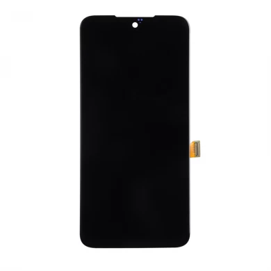 Teléfono móvil Pantalla LCD Pantalla táctil 6.0 "Negro para Moto G7 XT1962 Montaje digitalizador LCD