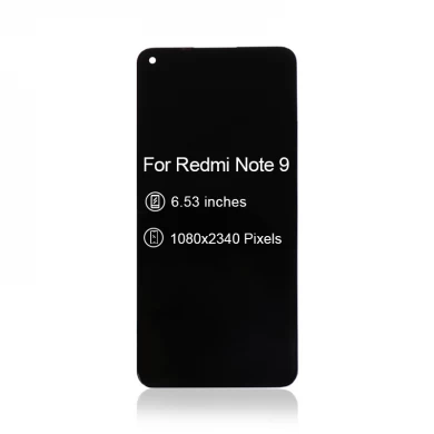 Assemblaggio del digitalizzatore del touch screen del display del display del telefono cellulare per Xiaomi Redmi Nota 9 LCD