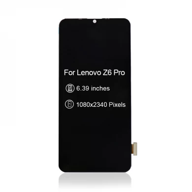Teléfono móvil LCD para Lenovo Z6 Pro LCD Pantalla táctil Montaje digitalizador Negro