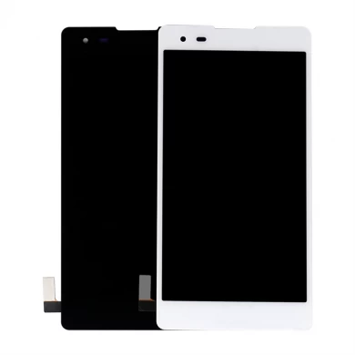Teléfono móvil LCD para LG K10 LTE K420N K430 Montaje digitalizador de pantalla táctil LCD con marco