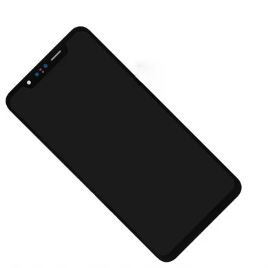 Mobiltelefon-LCDs mit Rahmenanzeige für LG G8S LCD-Touchscreen-Digitizer-Montage schwarz / weiß