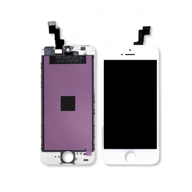 Cep Telefonu Parçaları LCD iPhone 5 S Ekran Meclisi için Siyah Beyaz Telefon LCD Ekran