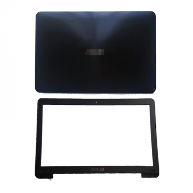 Neue Laptop-LCD-Rückseite / Front-Lünette / Scharnierabdeckung / LCD-Scharniere für Asus X554 F554 K554 x554L F554L Kunststoff schwarz Black Top Case