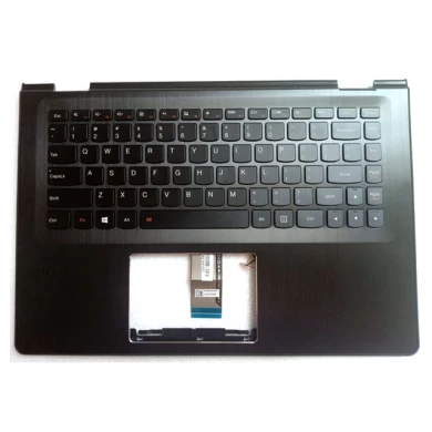 Novo laptop PalmRest Teclado para Lenovo Yoga 500-14IBD 3-1470 3-1435 Cabere Caber Case Flex 3-1470 com tampa do teclado Backlit