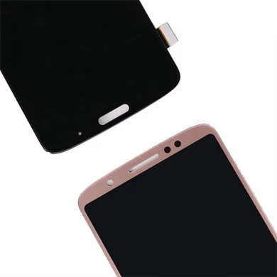 모토 G6 플러스 LCD 디스플레이 터치 스크린 디지타이저 휴대 전화 어셈블리 용 새로운 LCD 교체