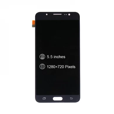 Neues Telefon LCD für Samsung Galaxy J710 2016 J7 H730 Display Touchscreen Montage 5,5 "Schwarzes Gold