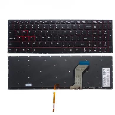Yeni Lenovo IdeaPad Y700 Y700-15 Y700-15isk Y700-15ACZ Y700-17isk Y700-15SE İngilizce ABD arkadan aydınlatmalı dizüstü klavye SN20H54489