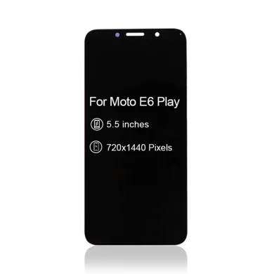 OEM LCD Ekran Moto E6 Için LCD Ekran Dokunmatik Ekran Digitizer Cep Telefonu Meclisi
