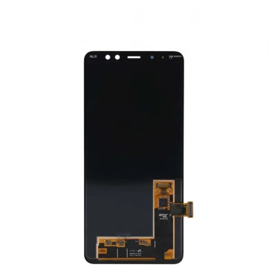 Montagem do LCD do telefone móvel OEM para Samsung A530 A8 2018 OLED Touch Screen Solutation