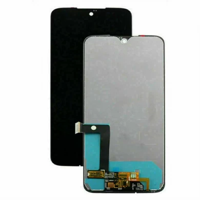 Телефон LCD 6.2 "Черная замена для Moto G7 Plus XT1965-3 XT1965-2 сенсорный экран Digitizer