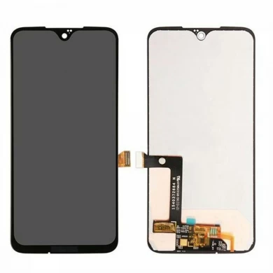 Phone LCD 6.2 Moto G7 Plus XT1965-3 XT1965-2 터치 스크린 디지타이저에 대한 블랙 교체