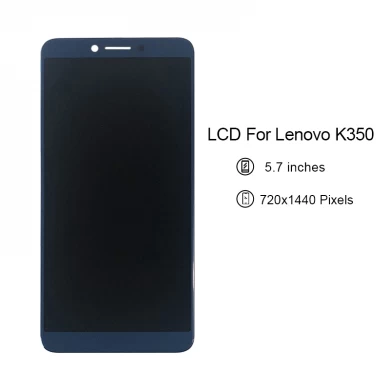 الهاتف شاشة LCD شاشة تعمل باللمس محول الأرقام استبدال الجمعية لينوفو K5 K350T K350 LCD