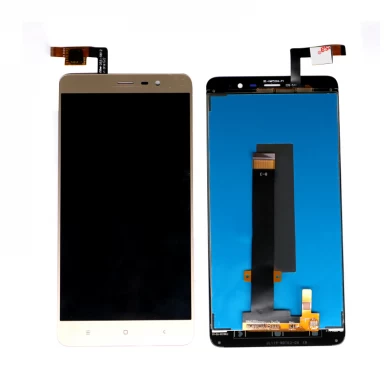 LCD del telefono per Xiaomi Redmi Nota 3 LCD Touch Screen Digitizer Assembly Black White Golds 5.5 "