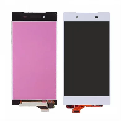 Qualidade Display Touch Screen Digitador Montagem LCD do telefone celular para Sony Z5 Display Branco