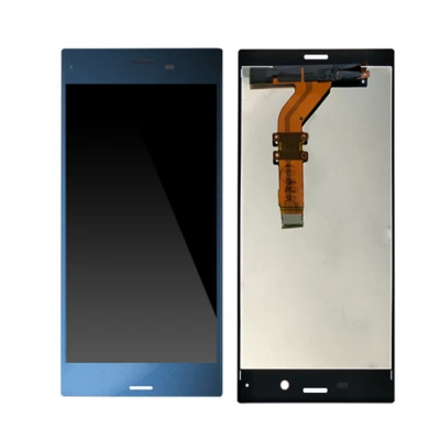 质量触摸屏数字化仪手机LCD组装索尼XPERIA XZ显示蓝色