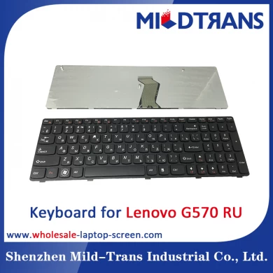 RU teclado portátil para Lenovo G570