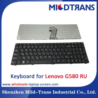 RU teclado portátil para Lenovo G580