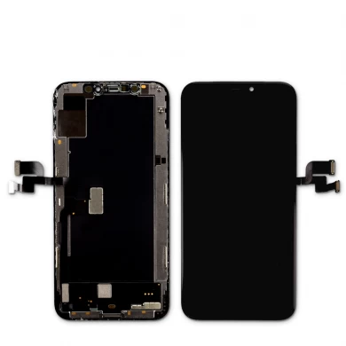Montagem do LCD da tela de toque do visor do digitador de substituição para a tela do telefone do LCD do iPhone XR