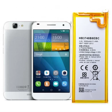 Ersatz für Huawei-Bildschirm Ascend G7 Batterie 3000mAh HB3748B8EBC