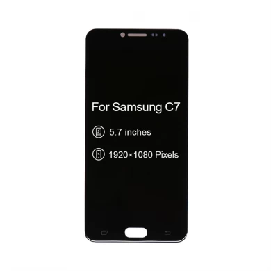 Ensemble de numériseur tactile à écran LCD de remplacement pour Samsung Galaxy C7 C700 LCD 5,7 "Noir OEM OEM